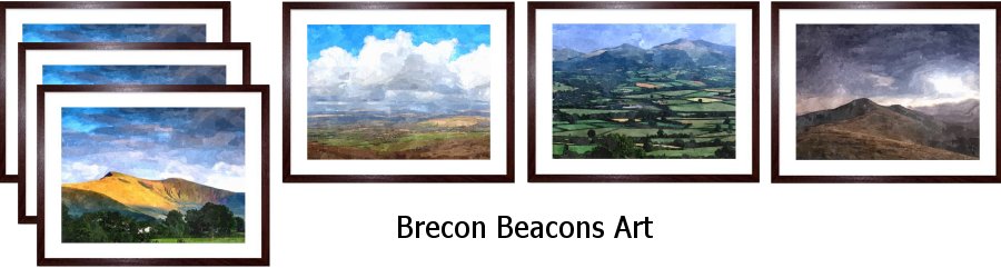 Brecon Beacons Art Framed Prints